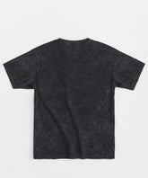 Hustle Harder Washed Short Sleeve Tee - Charcoal